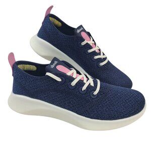 NEW Allbirds Women's SuperLight Tree Runner Sneakers Deep Navy Basin Pink Size 8